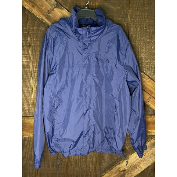 The NORTH FACE Jacket Men’s Size XXL Blue Lightweight Hooded Adjustable NEW - Picture 3 of 16